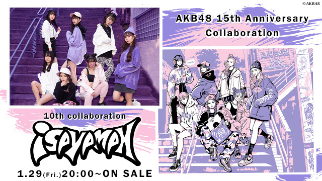 AKB48 15周年記念コラボグッズ第10弾！！ isayamax × AKB48をオサレカンパニーがプロデュース