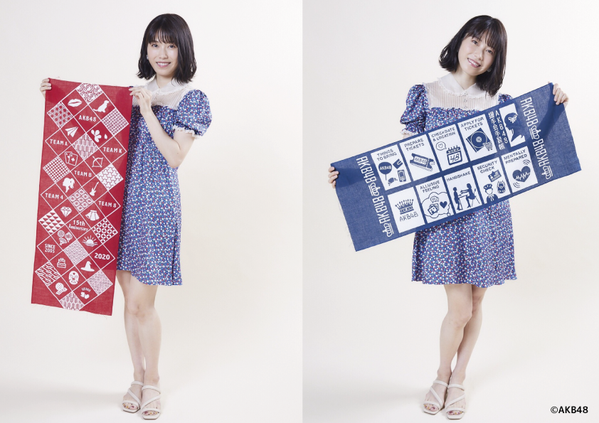 AKB48 15周年記念コラボグッズ第5弾！！ かまわぬ × AKB48をオサレ